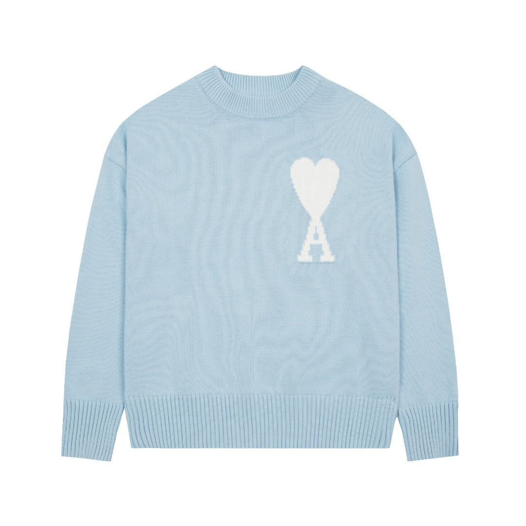 "Heart" - Sweater Babyblue